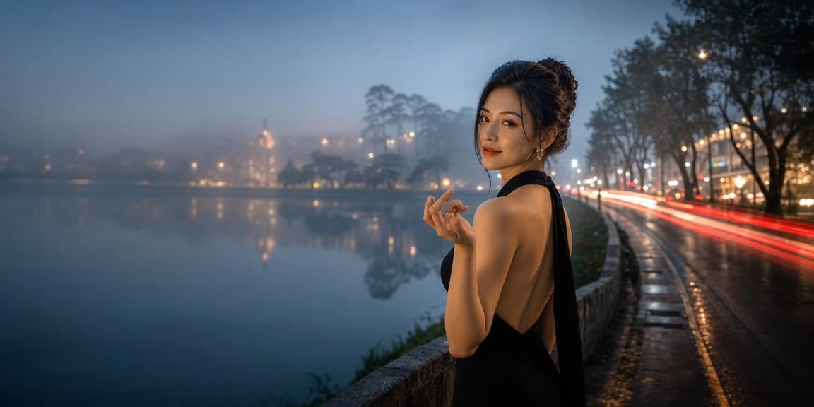 Không gian giải trí neon Đà Lạt với giao diện cá cược trực tuyến hiện đại