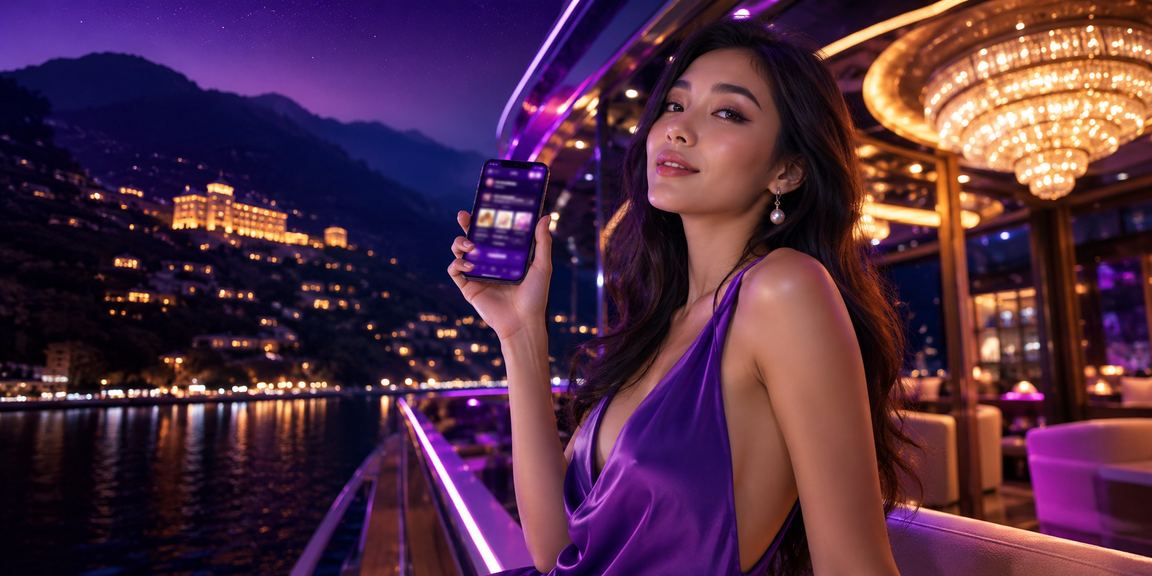 Người chơi tại Sa Pa trải nghiệm casino trực tuyến trên điện thoại di động giữa khung cảnh neon