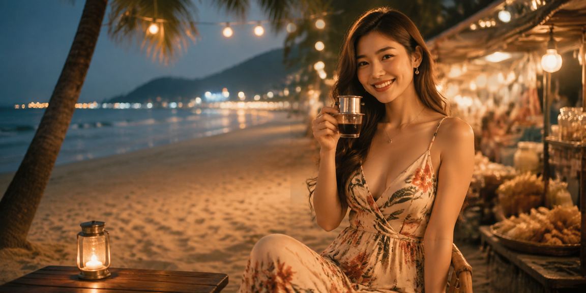 Người chơi tại Vũng Tàu tham gia trò chơi bài trực tuyến tại quán cà phê ven biển